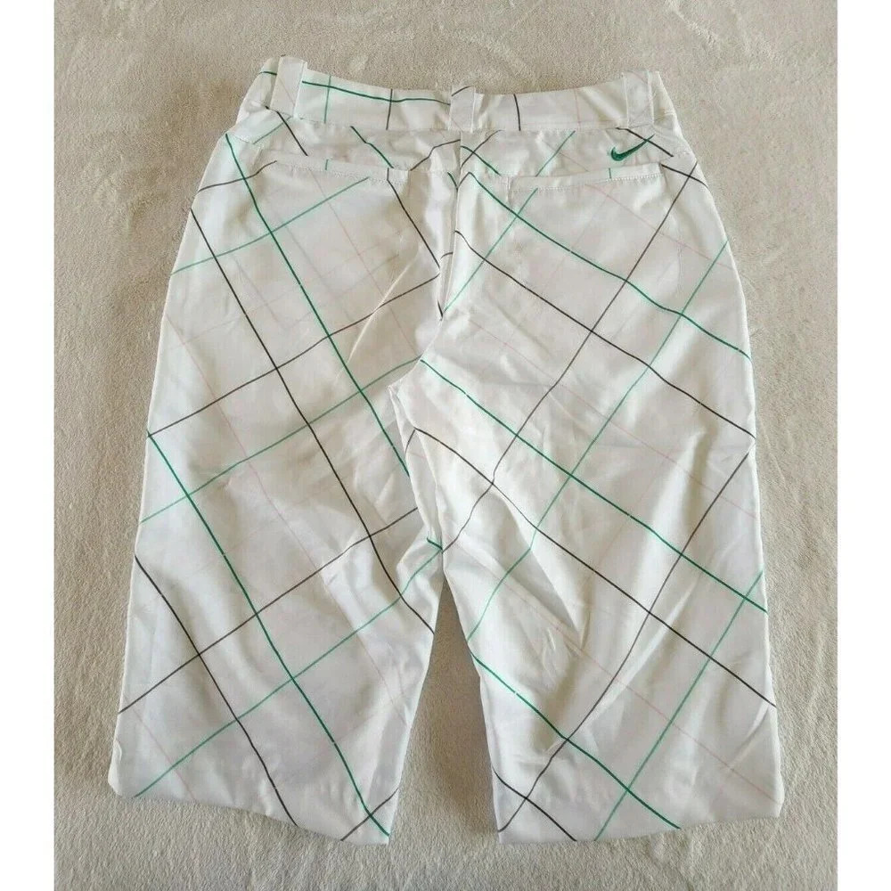 Nike Womens Golf Shorts Size 2 White Bermuda - Picture 2 of 6